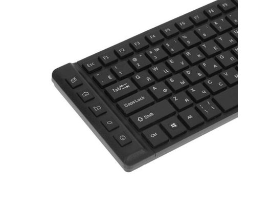 Клавиатура проводная Acer OKW010 черный slim (ZL.KBDEE.002)